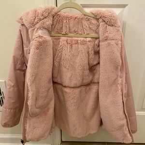 The North Face Pink Kids Puffer Jacket